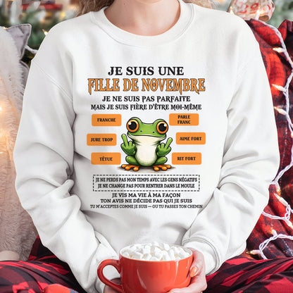 JE SUIS UNE FILLE DE NOVEMBRE - fma DONN11 / fr11 (SKU2603-02-11)