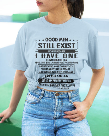 July - Good men Still Exist - gift for your girlfriend, wife from Husband - EBIL07 (SKU-GM-07)