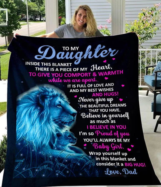 Special Gift for Your Daughter - From Dad Blanket