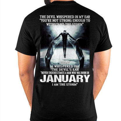 JANUARY - THE DEVIL WHISPERED IN MY EAR - T-SHIRT FOR MAN - DONN01 (SKU08-35-01)