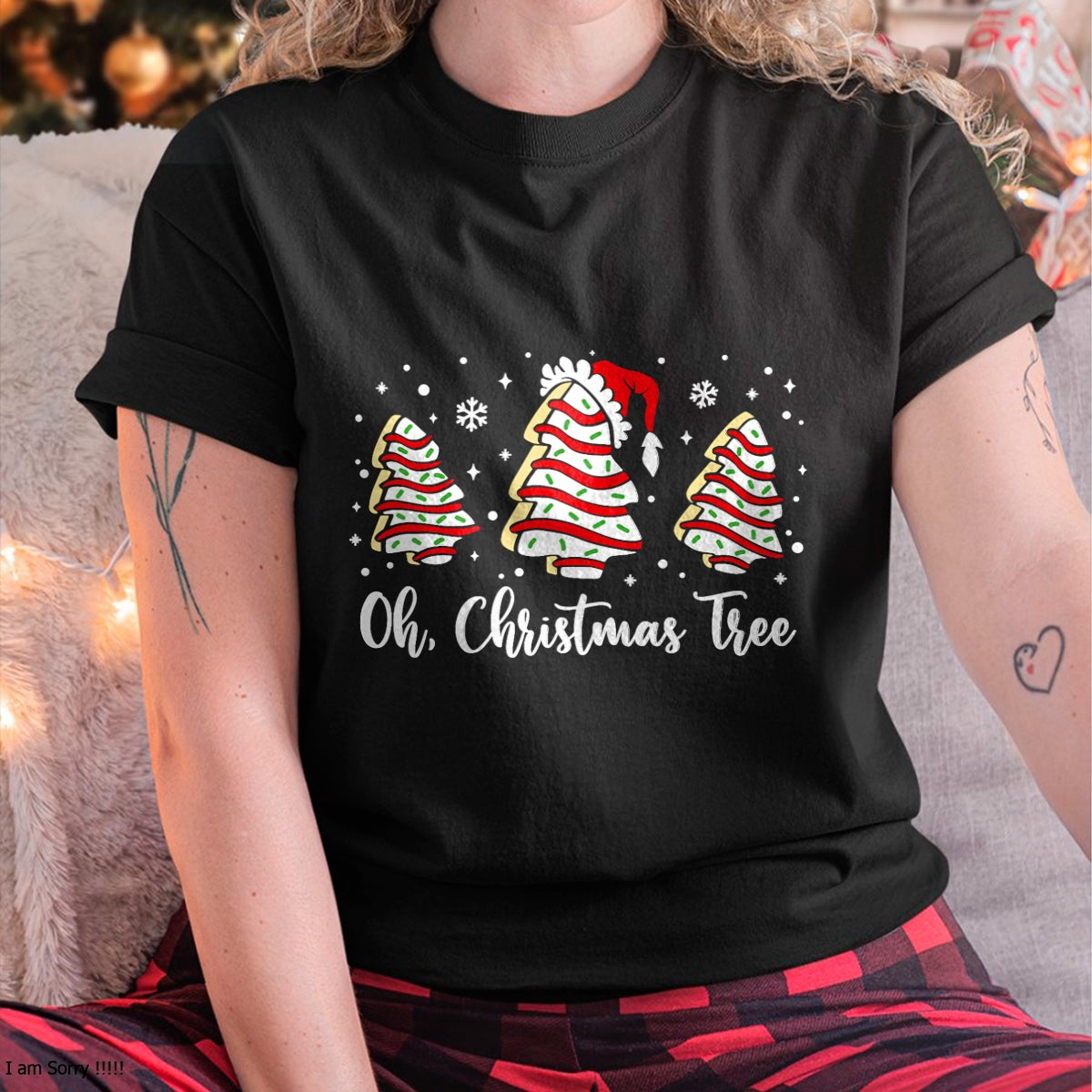 Groovy Oh Christmas Tree Cakes Debbie Becky Jen Cake Lovers T-Shirt - Christmas Unisex T-Shirt/Hoodie/Sweatshirt - HNDS00