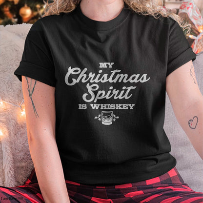Funny Christmas Drinking Shirt Whiskey Liquor Drinker Saying T-Shirt - Christmas Unisex T-Shirt/Hoodie/Sweatshirt - HNDS00