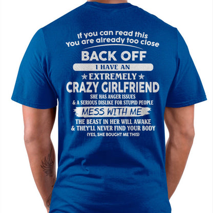 If You Can Read This You Are Already Too Close - Gift For Your Boyfriend, Husband From Wife - DONN00 (SKU07-175-00)