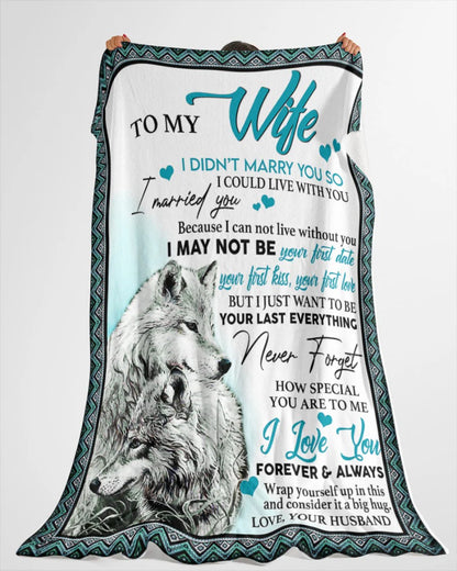 Special Gift for Your Wife - From Husband Blanket