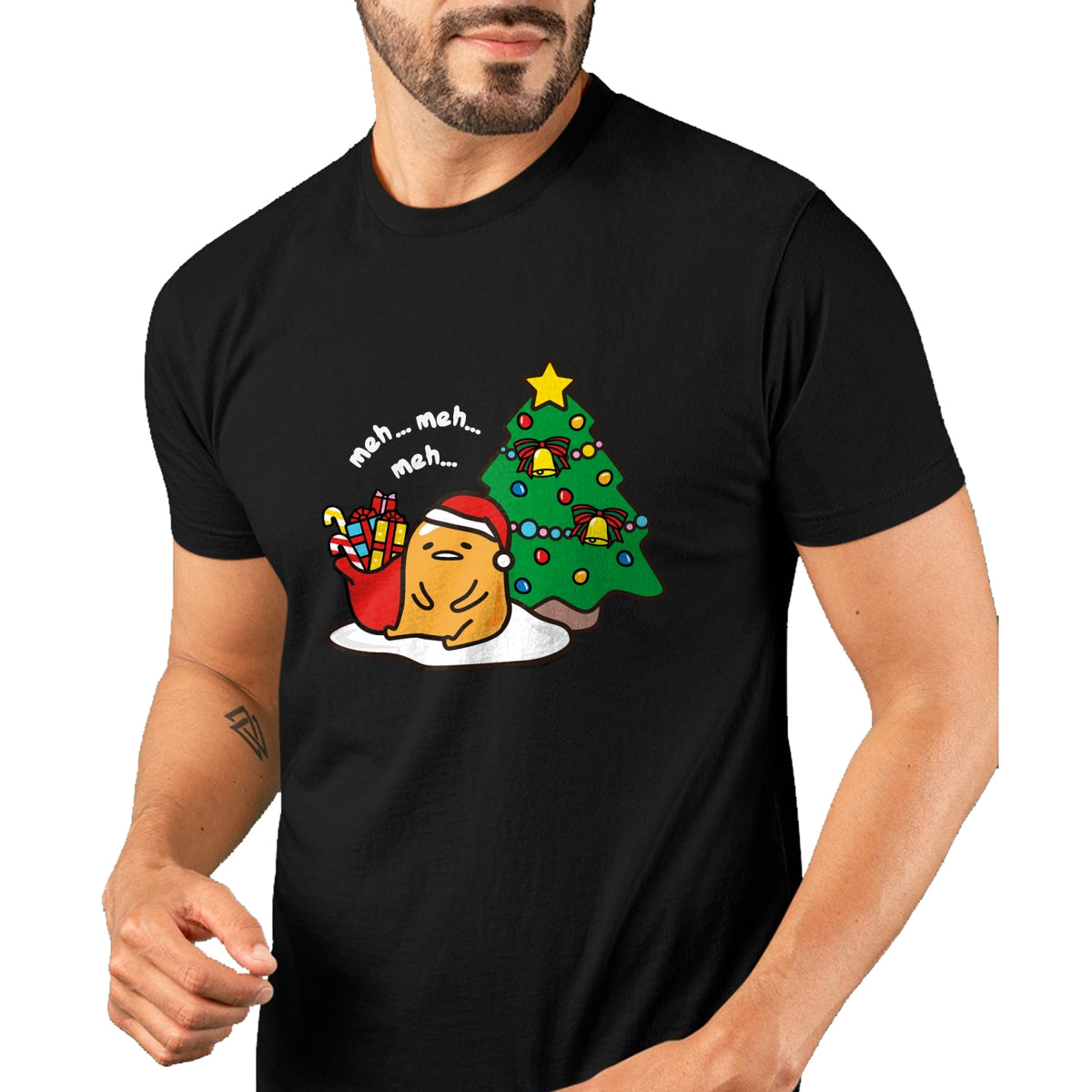 Gudetama Christmas Tree Hoodie Sweatshirt Pullover Hoodie - Christmas Unisex T-Shirt/Hoodie/Sweatshirt - HNDS00