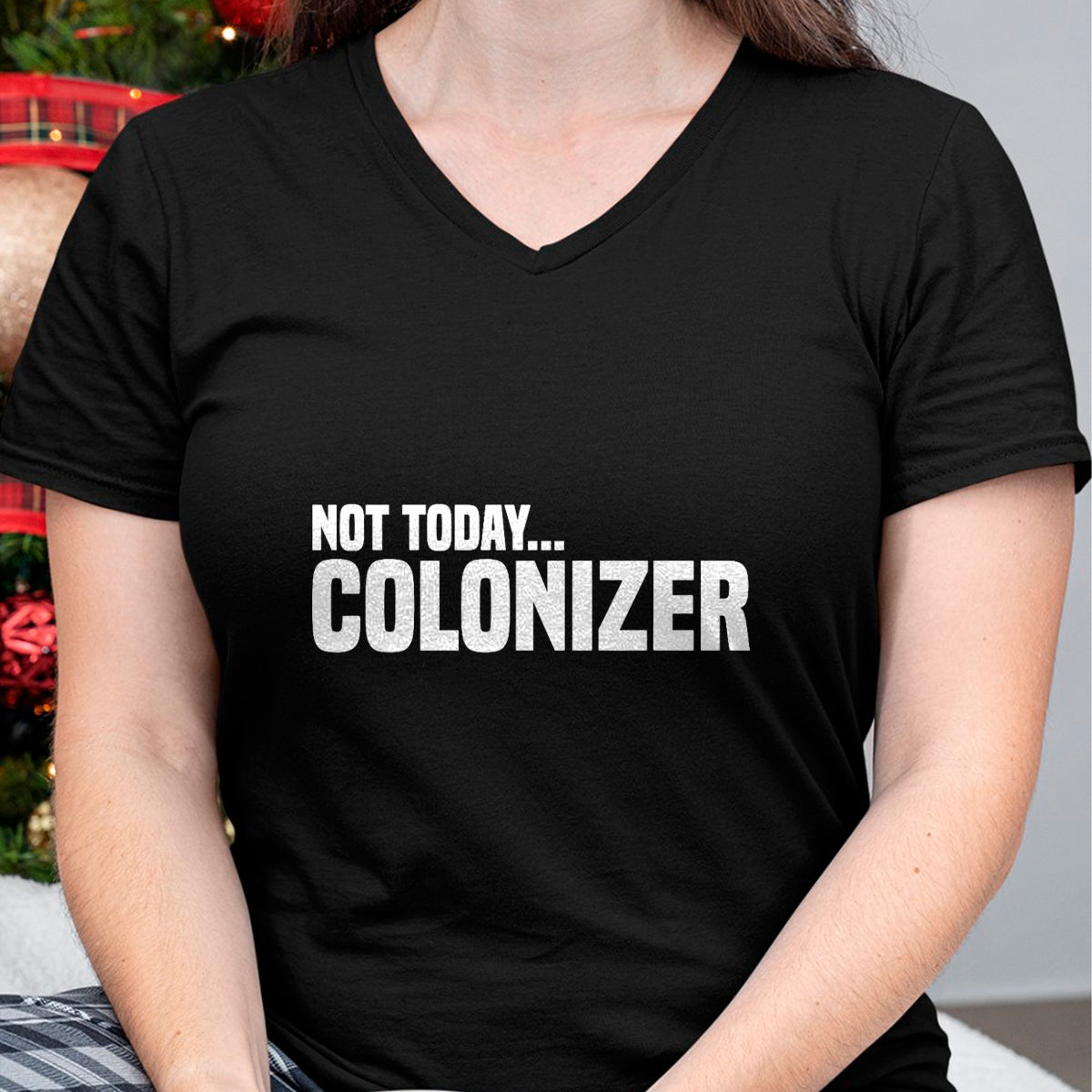 Native American T-Shirts, Vintage Native American Unisex T-Shirt/Hoodie/Sweatshirt HLT00 - Not Today Colonizer Native American Indigenous T-Shirt