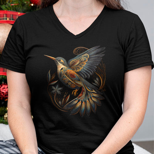Native American T-Shirts, Vintage Native American Unisex T-Shirt/Hoodie/Sweatshirt HLT00 - Hummingbird Native American Indian T-Shirt (1)