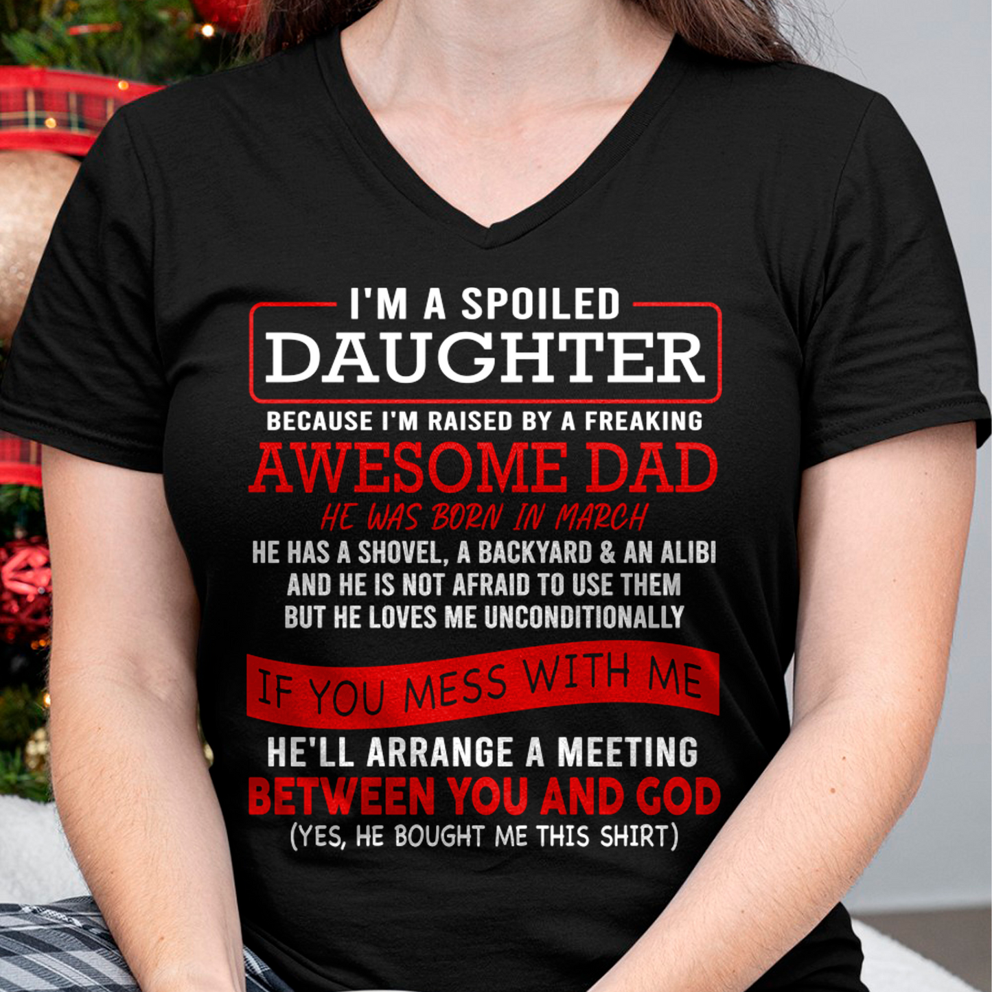 MARCH - I'M A SPOILED DAUGHTER - FROM DAD TO DAUGHTER - EBIL03 (SKU26T-01-30-03)