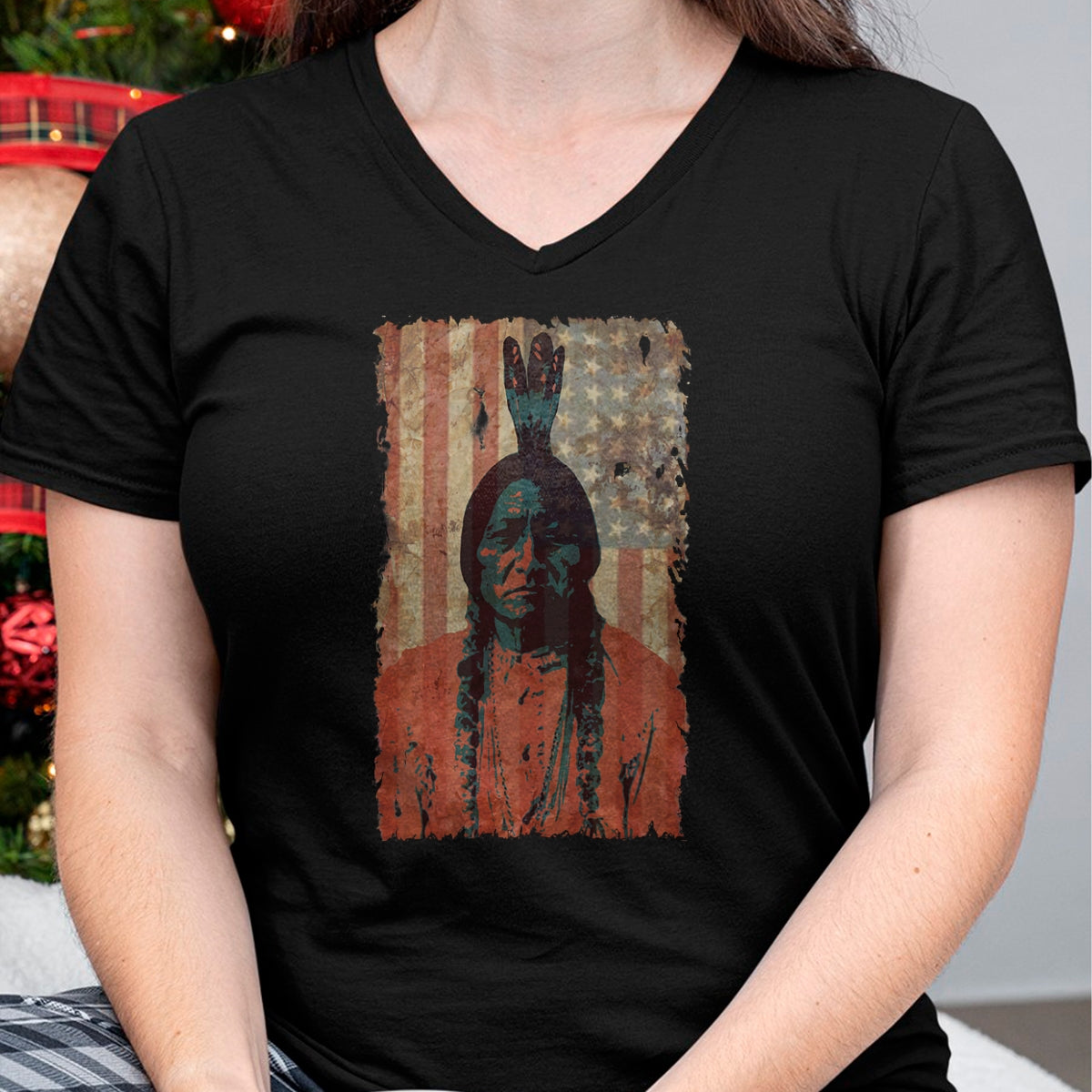 Native American T-Shirts, Vintage Native American Unisex T-Shirt/Hoodie/Sweatshirt HLT00 - Native American Vintage T-Shirt (1)