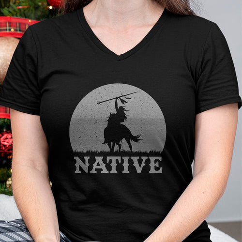 Native American T-Shirts, Vintage Native American Unisex T-Shirt/Hoodie/Sweatshirt HLT00 - Northwest Native American Knight Pride Mountain Warrior T-Shirt (4)