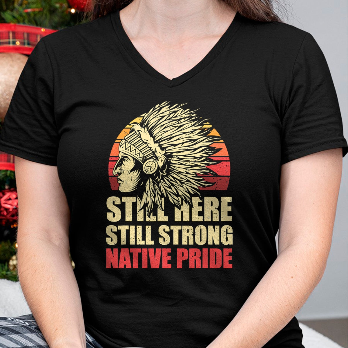 Native American T-Shirts, Vintage Native American Unisex T-Shirt/Hoodie/Sweatshirt HLT00 - Strong Resilient Indigenous Native Americans T-Shirt