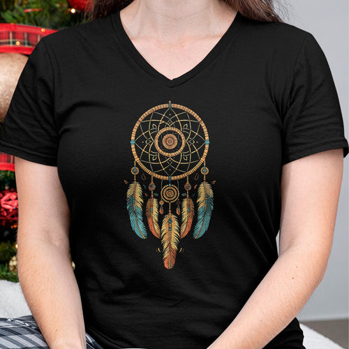 Native American T-Shirts, Vintage Native American Unisex T-Shirt/Hoodie/Sweatshirt HLT00 - Dream Catcher Native American Tribal T-Shirt