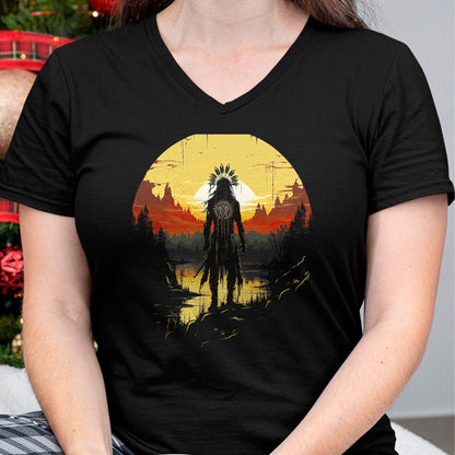 Native American T-Shirts, Vintage Native American Unisex T-Shirt/Hoodie/Sweatshirt HLT00 - Native American Heritage Chief T-Shirt (1)