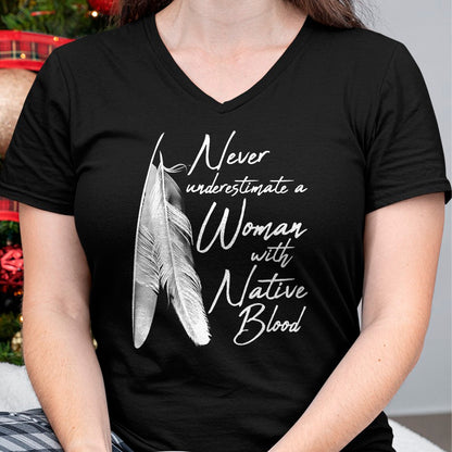 Native American T-Shirts, Vintage Native American Unisex T-Shirt/Hoodie/Sweatshirt HLT00 - Native American A Woman With Native Blood American Indian T-Shirt (1)