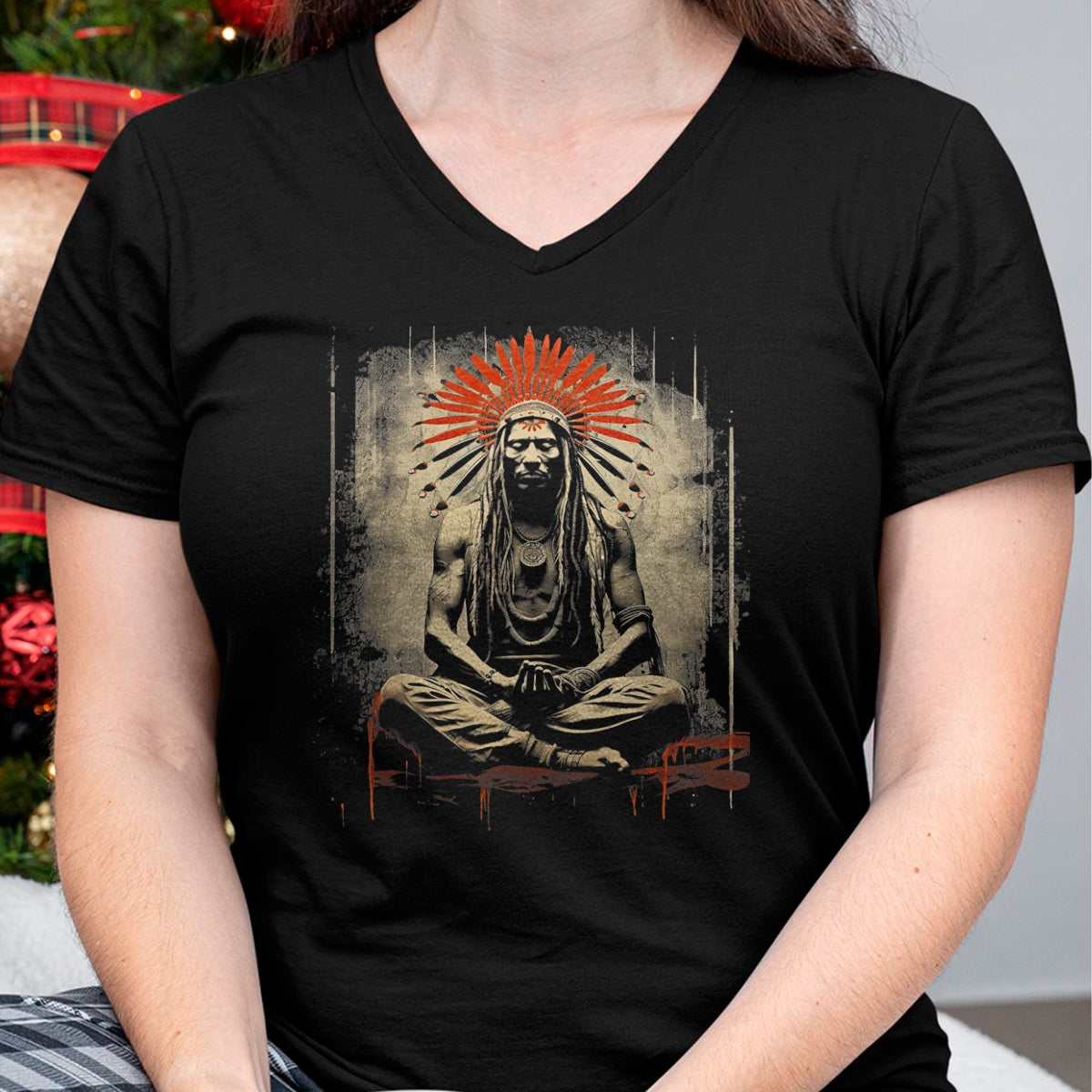 Native American T-Shirts, Vintage Native American Unisex T-Shirt/Hoodie/Sweatshirt HLT00 - Native American Indian  Vintage Cherokee Indigenous Art 19 T-Shirt
