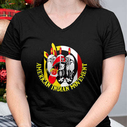 Native American T-Shirts, Vintage Native American Unisex T-Shirt/Hoodie/Sweatshirt HLT00 - Native American Pride Indian Movement T-Shirt