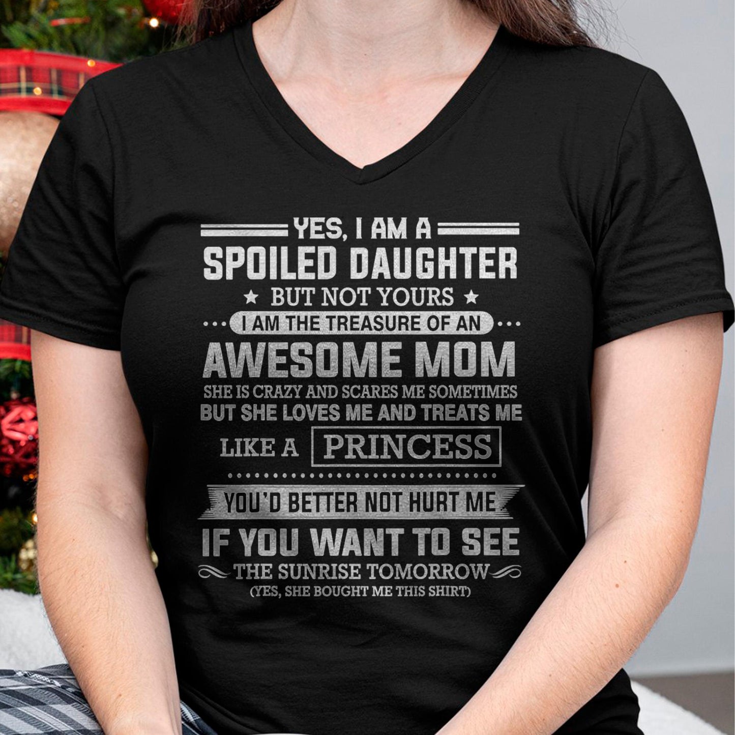 I Get My Attitude From My Freaking Awesome Mom - Gift for Daughter From Mom - EBIL00