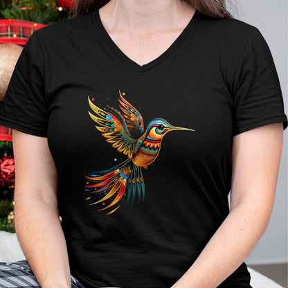 Native American T-Shirts, Vintage Native American Unisex T-Shirt/Hoodie/Sweatshirt HLT00 - Hummingbird Indian Tribal Art Indian Indigenous T-Shirt (1)