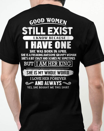 APRIL - GOOD WOMEN STILL EXIST - PERFECT GIFT FROM WIFE, GIRLFRIEND - EBIL04 (SKU12-306-04)
