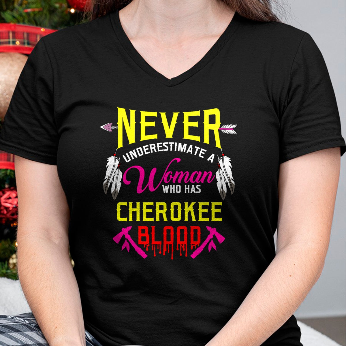 Native American T-Shirts, Vintage Native American Unisex T-Shirt/Hoodie/Sweatshirt HLT00 - Native American Cherokee Indigenous Peoples Day T-Shirt (1)