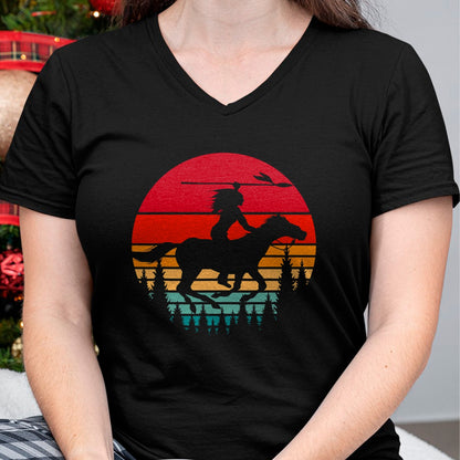 Native American T-Shirts, Vintage Native American Unisex T-Shirt/Hoodie/Sweatshirt HLT00 - Retro Native American Bear Artwork Native American Heritage T-Shirt (1)