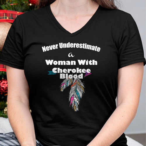 Native American T-Shirts, Vintage Native American Unisex T-Shirt/Hoodie/Sweatshirt HLT00 - American Flag - Cherokee Native American T-Shirt (1)