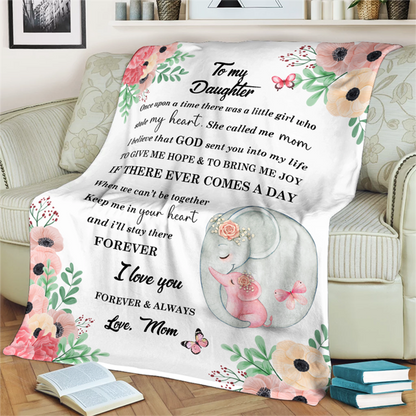 Special Gift For Your Daughter Blanket - From Mom