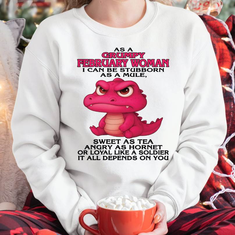 As A Grumpy January Woman - T Shirt For Woman - DONN02 (SKU09-31-02)