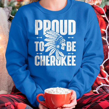 Native American T-Shirts, Vintage Native American Unisex T-Shirt/Hoodie/Sweatshirt HLT00 - Proud To Be Cherokee Native American Indian T-shirt T-Shirt