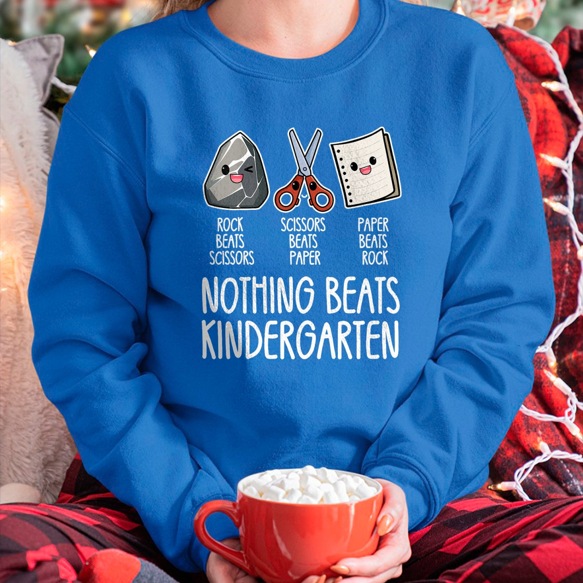 Best Teacher Shirt, Funny Teacher UnisexT-Shirt/Hoodie/Sweatshirt HLT00 - Nothing Beats Kindergarten Funny Back to School Kid Teacher T-Shirt