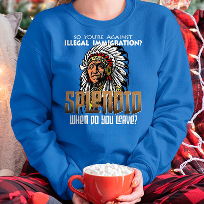 Native American T-Shirts, Vintage Native American Unisex T-Shirt/Hoodie/Sweatshirt HLT00 - Southwest Native American Indian Feather T-Shirt (1)