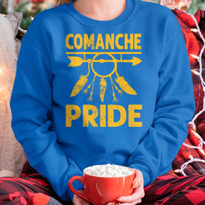 Native American T-Shirts, Vintage Native American Unisex T-Shirt/Hoodie/Sweatshirt HLT00 - American Flag - comanche Pride Native American vintage Gift Men Women T-Shirt