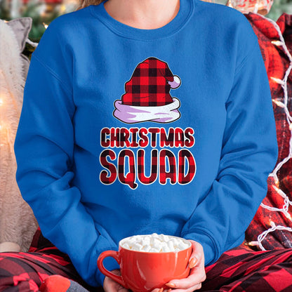 Christmas Squad Family Group Matching Christmas Party Pajama T-Shirt - Christmas Unisex T-Shirt/Hoodie/Sweatshirt - HNDS00