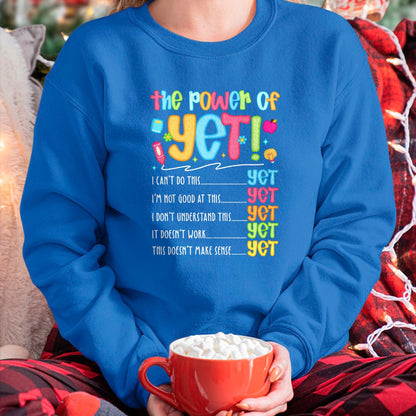 Best Teacher Shirt, Funny Teacher UnisexT-Shirt/Hoodie/Sweatshirt HLT00 - Growth Mindset Teacher Kindness Power of Yet Inspirational T-Shirt