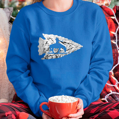 Native American T-Shirts, Vintage Native American Unisex T-Shirt/Hoodie/Sweatshirt HLT00 - American Flag - Arrowhead Hunting Native American Relic Hunter Arrowhead T-Shirt