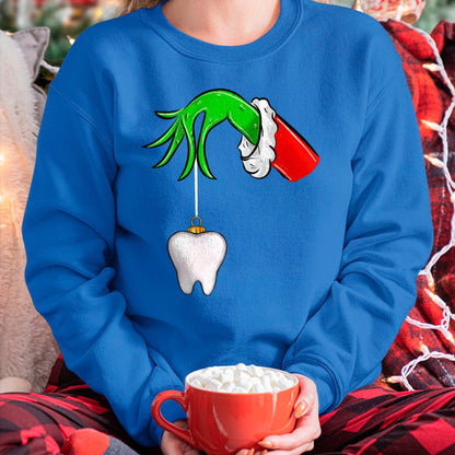 Christmas Tooth Dentist Dental Assistant Teeth Xmas Pajamas T-Shirt - Christmas Unisex T-Shirt/Hoodie/Sweatshirt - HNDS00