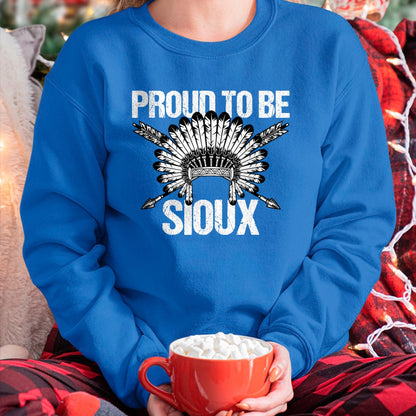 Native American T-Shirts, Vintage Native American Unisex T-Shirt/Hoodie/Sweatshirt HLT00 - Native American Heritage Quote for a Proud Sioux T-Shirt