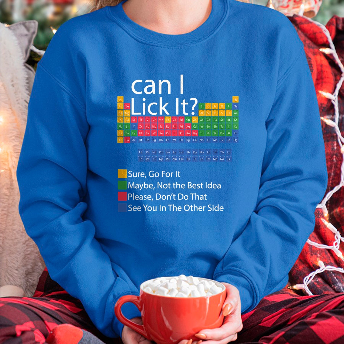 Best Teacher Shirt, Funny Teacher UnisexT-Shirt/Hoodie/Sweatshirt HLT00 - Can I Lick It Periodic Table Funny Chemistry Science Teacher T-Shirt