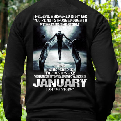 JANUARY - THE DEVIL WHISPERED IN MY EAR - T-SHIRT FOR MAN - DONN01 (SKU08-35-01)