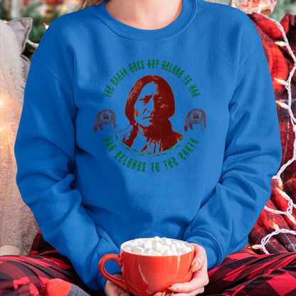 Native American T-Shirts, Vintage Native American Unisex T-Shirt/Hoodie/Sweatshirt HLT00 - Native American Indian Lakota Chief Sioux Sitting Bull T-Shirt