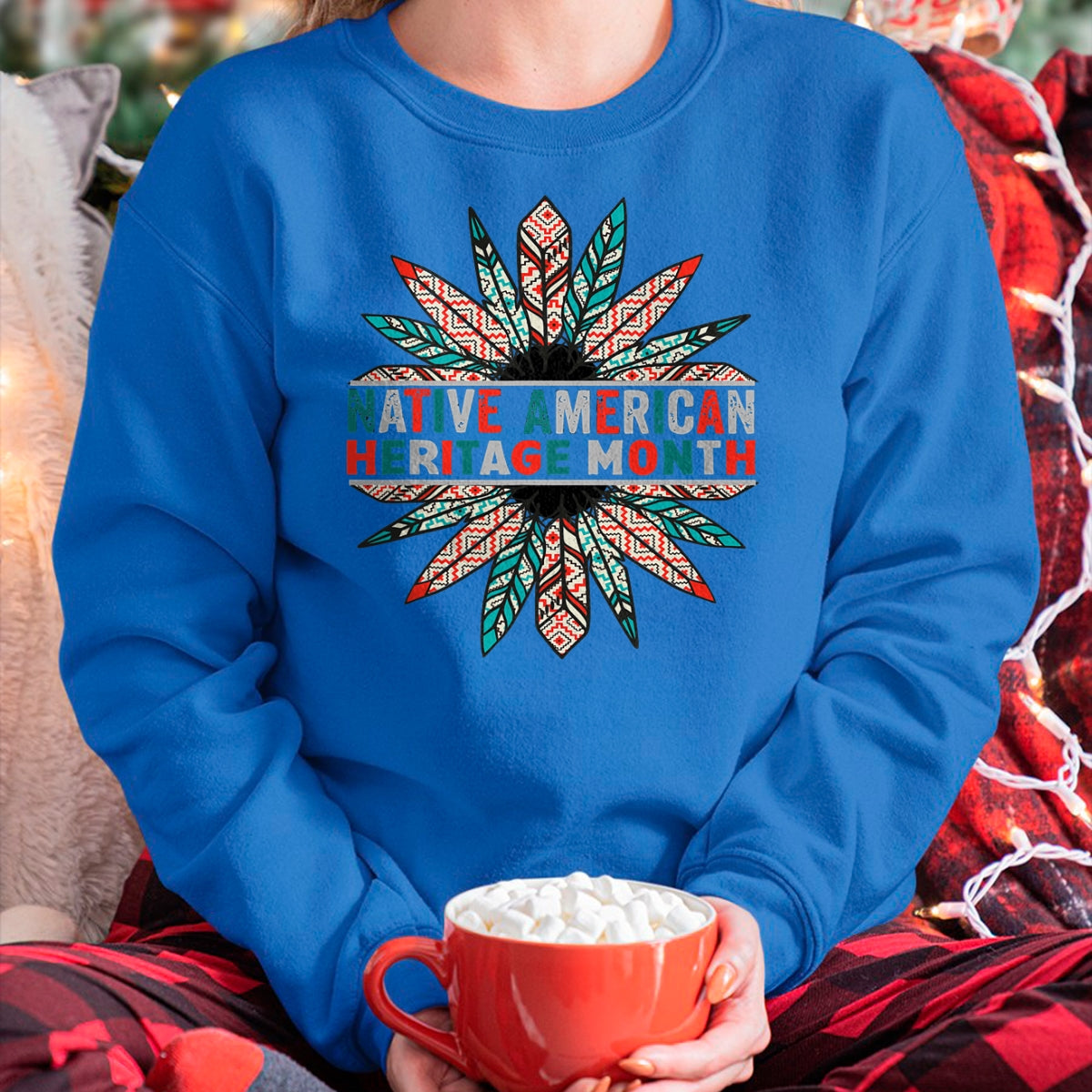 Native American T-Shirts, Vintage Native American Unisex T-Shirt/Hoodie/Sweatshirt HLT00 - Native American Heritage Month T-Shirt (1)