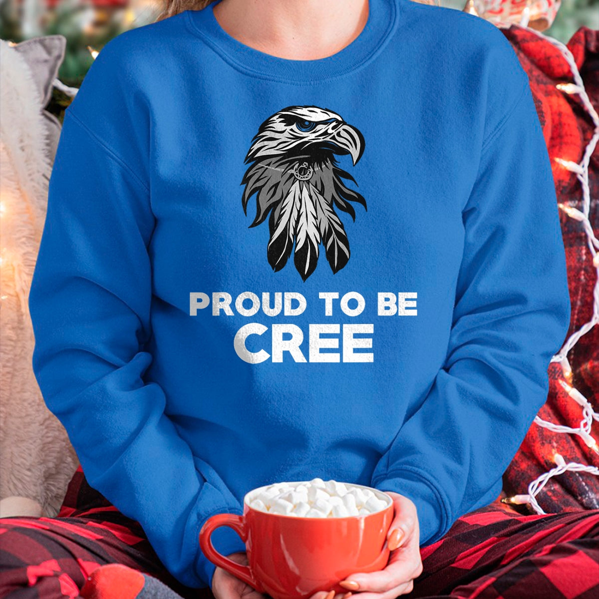 Native American T-Shirts, Vintage Native American Unisex T-Shirt/Hoodie/Sweatshirt HLT00 - Proud To Be Potawatomi Native American Pride Headdress T-Shirt