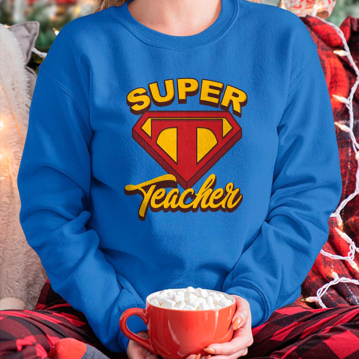 Best Teacher Shirt, Funny Teacher UnisexT-Shirt/Hoodie/Sweatshirt HLT00 - Superteacher Superhero Funny Teacher T-Shirt