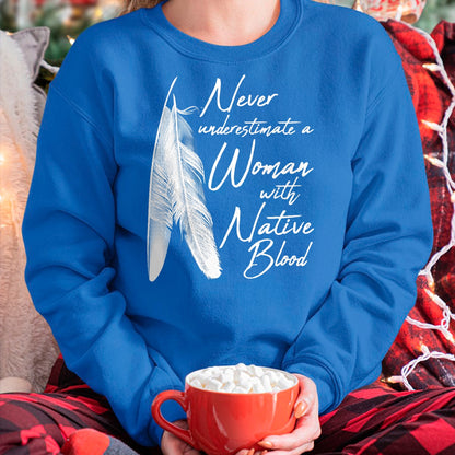 Native American T-Shirts, Vintage Native American Unisex T-Shirt/Hoodie/Sweatshirt HLT00 - Native American A Woman With Native Blood American Indian T-Shirt (1)