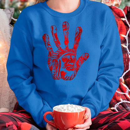 Native American T-Shirts, Vintage Native American Unisex T-Shirt/Hoodie/Sweatshirt HLT00 - Native American Indigenous Red Hand Indian Blood Themed T-Shirt (1)