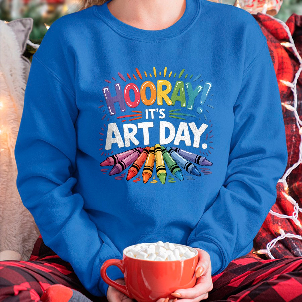 Best Teacher Shirt, Funny Teacher UnisexT-Shirt/Hoodie/Sweatshirt HLT00 - Back to School Hooray It's Art Day Art Teacher Art Artist T-Shirt