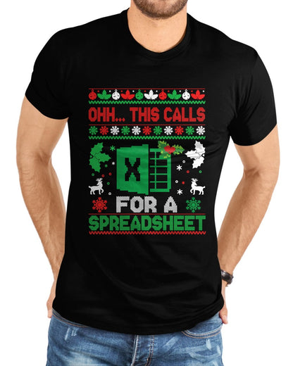 Oh this calls for a Spreadsheet Christmas sweater Excel Sweatshirt - Christmas Unisex T-Shirt/Hoodie/Sweatshirt - HNDS00
