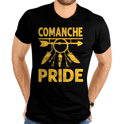 Native American T-Shirts, Vintage Native American Unisex T-Shirt/Hoodie/Sweatshirt HLT00 - American Flag - comanche Pride Native American vintage Gift Men Women T-Shirt