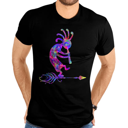 Native American T-Shirts, Vintage Native American Unisex T-Shirt/Hoodie/Sweatshirt HLT00 - Native American Kokopelli With Feather 2 - Fan Fun T-Shirt