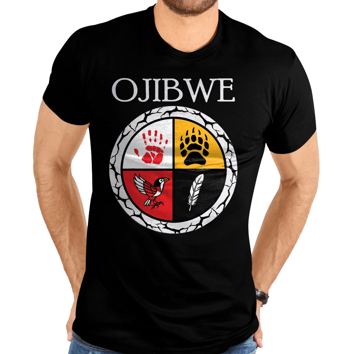 Native American T-Shirts, Vintage Native American Unisex T-Shirt/Hoodie/Sweatshirt HLT00 - Oneida Tribe Native American Indian Pride Respect Darker T-Shirt